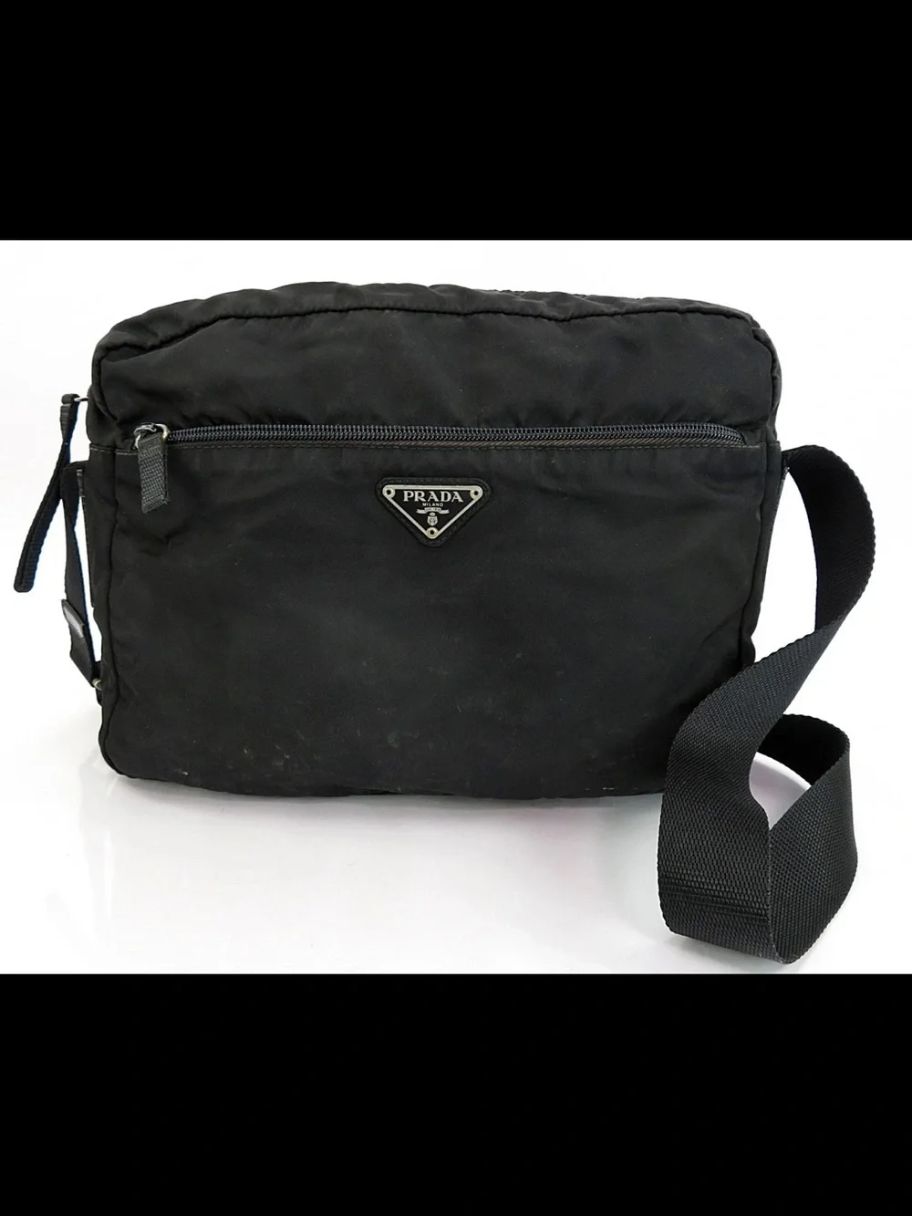 Prada Black Nylon Crossbody Bag